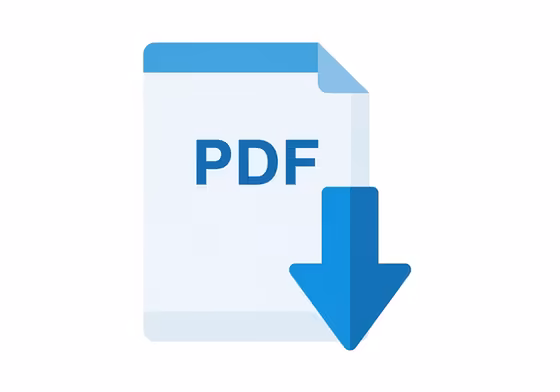 An icon showing a PDF document with a download arrow, representing the downloadable study lists.